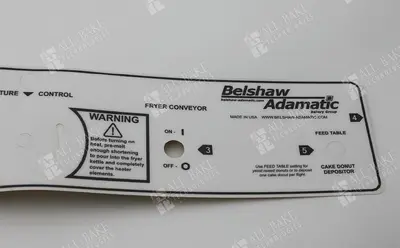 Startup Procedure Label -BELMK-0265