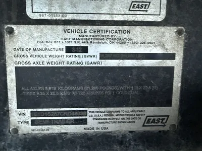 Used 2012 EAST GENESIS END DUMP Dump Trailers Minnesota US | Carco Truck & Equipment #1514189