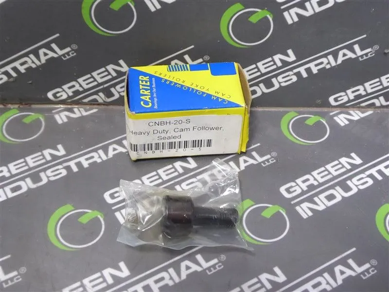 Carter CNBH-20-S 5/8" Heavy Duty Slotted Sealed Cam Follower Bearing New NIB