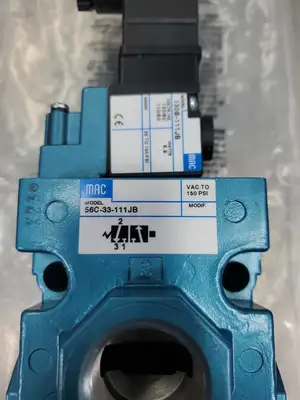 MAC VALVES 56C-33-611JB SOLENOID VALVE w/130B-611JB Plug 24VDC 6A-11