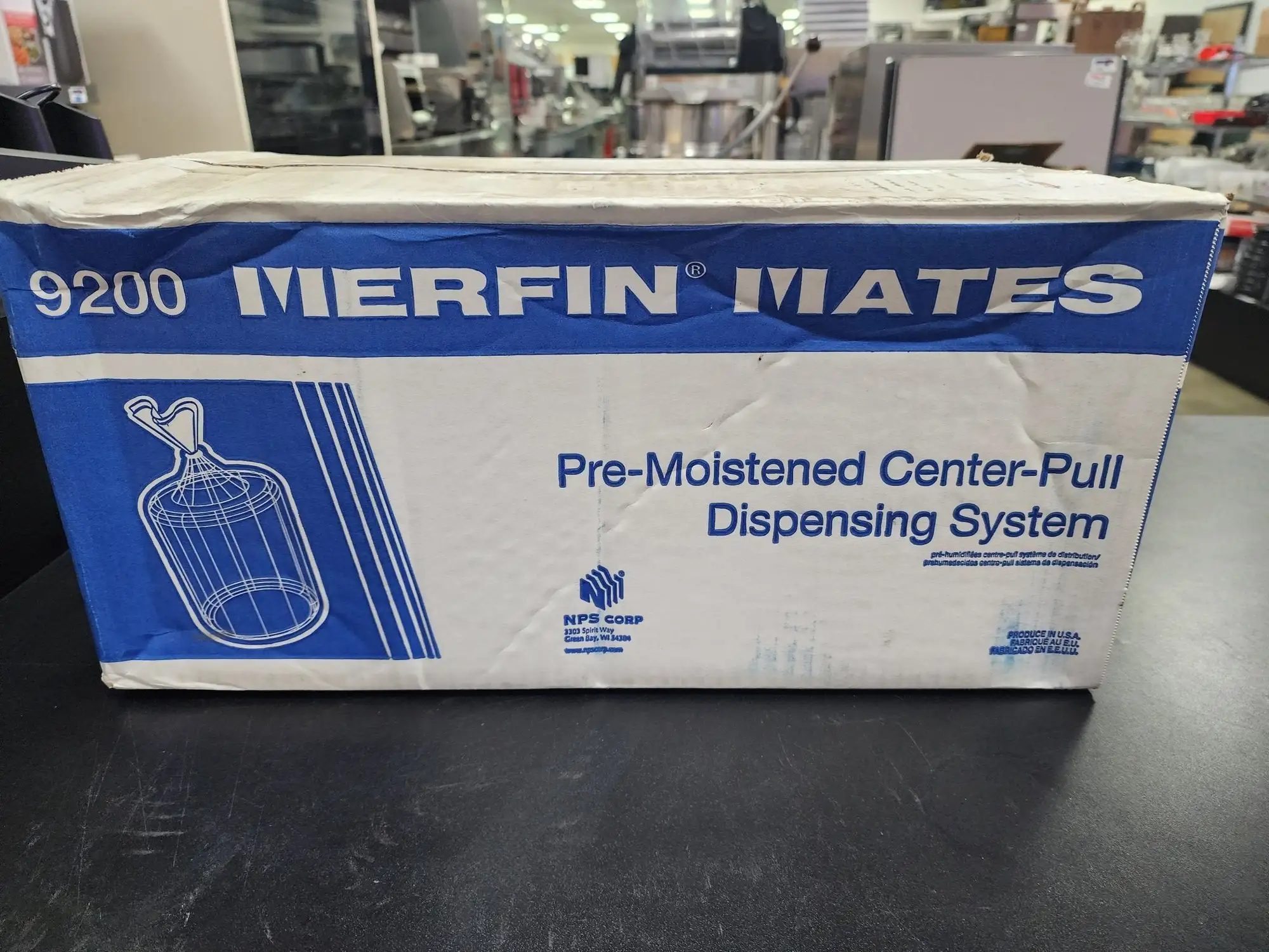 New | in-Stock Merfin New Case Merfin Mates Pre-Moistened Hand Wipes for Center Pull Dispenser 2 Rolls Hand Washing and Sanitizing Illinois US | Falcon Restaurant Supply #1376719