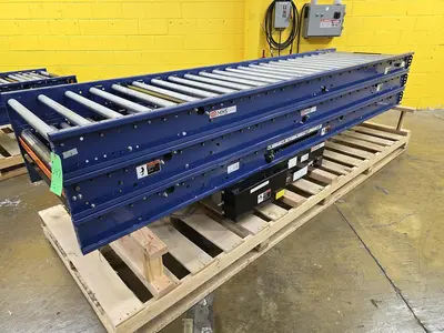 Used MHS ROLLER BED BELT CONVEYOR Belt Conveyors Wisconsin US | Packer City Sales #1301768