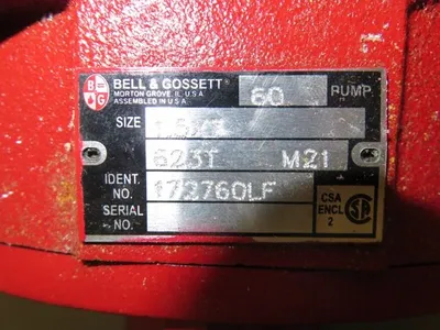 Bell & Gossett Series 60 pump, size 1.5x7, New in Box