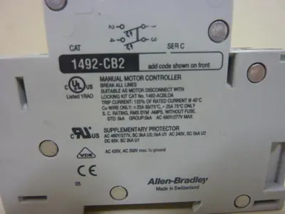 USED ALLEN BRADLEY 1492-CB2/G020 SER C