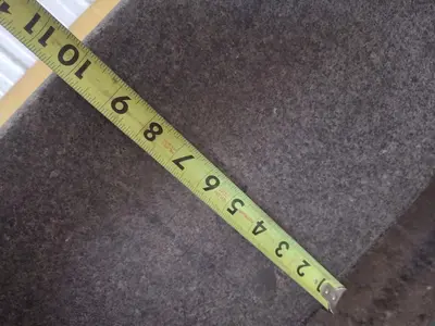 8' X 4' X 10" CHALLENGE PRECISION LAYOUT INSPECTION GRANITE TABLE: STOCK #23801