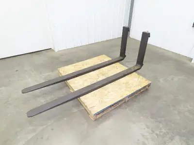 Cascade B3H72SD Lumber Forks 4x2x72" Class 3 Steel Forklift 20" Carriage 8400lbs