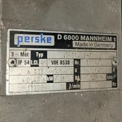 USED PERSKE VS 31.09-2