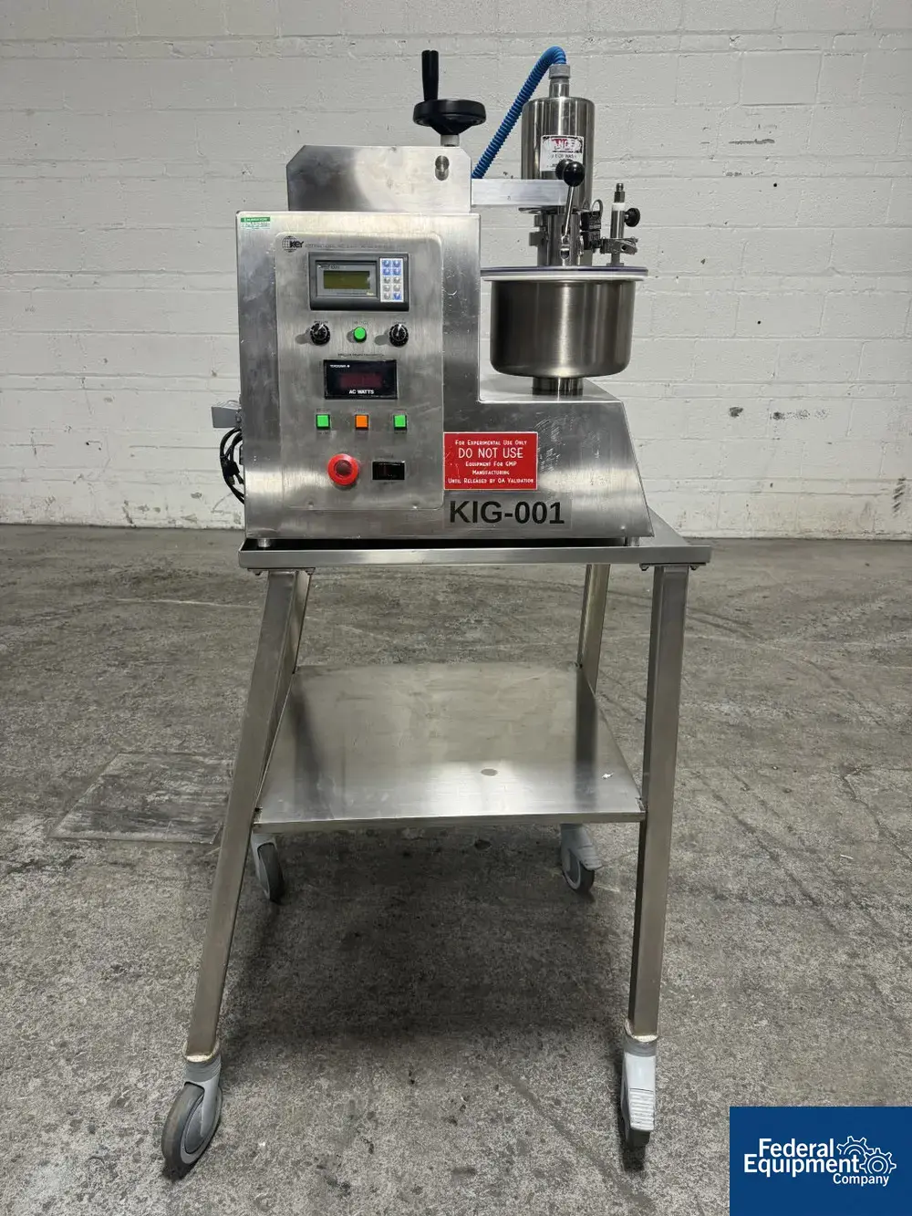 USED Key International Key KG5 High Shear Mixer