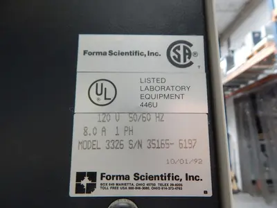 Used FORMA SCIENTIFIC 3326 Miscellaneous Laboratory Equipment Texas US | Aucto #1459818