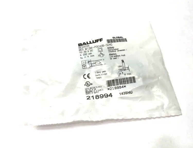 New | in-Stock Balluff Inductive Proximity Sensor, Cylindrical, Flush Mount Proximity Sensors Michigan US | Maverick Industrial Sales #1453132