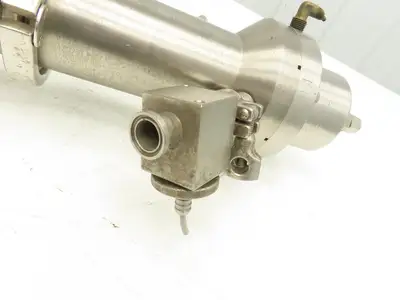 Baldewien NA Sanitary Mixing Valve Assy Pneumatic Plunger Btm 3" Body Dia x 22"
