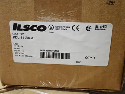 Used ILSCO PDL112/03 Terminal Blocks Ohio US | HGR 24 #1084737