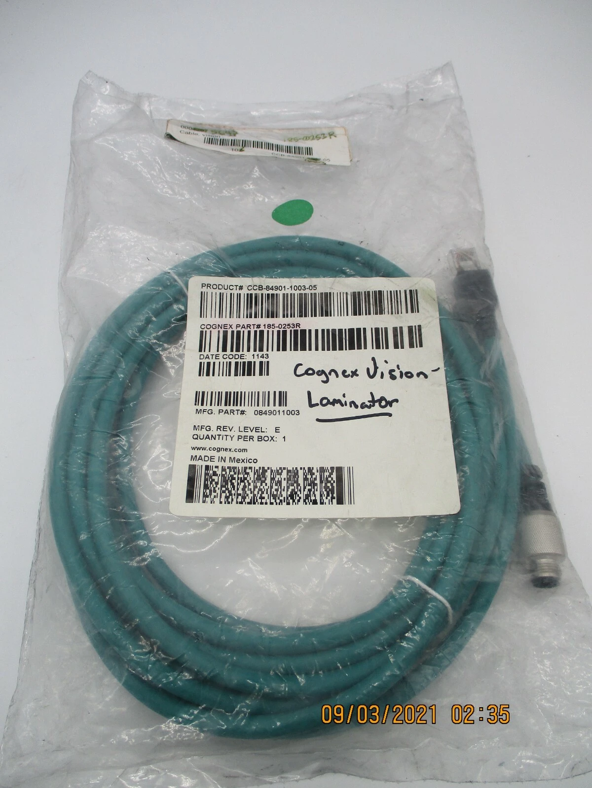 NEW Cognex 185-0253R