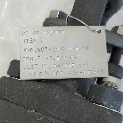 NEW Velan W07-2054B-02MS