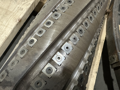 Newman H3D Cutter Heads out of EPR-24SS Double Roughing Planer
