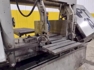 22" X 32" W.F. WELLS HORIZONTAL BANDSAW. STOCK #0133025