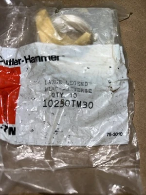 Mixed Lot of Cutler-Hammer Large Legends W/case Fast Shipping! + Warranty
