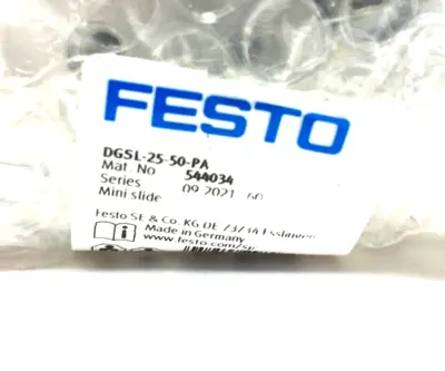DGSL-25-50-PA, 544034 | Festo DGSL-25-50-PA Highly Accurate Position Sensing Mini Slide 544034 - New Other