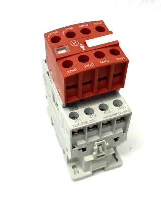 USED ALLEN BRADLEY SER. A MCS-E SAFETY CONTACTOR, 16A, AC3 DUTY
