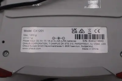 Ohaus Compass CX1201 - Digital Bench Scale - 1200g cap - STOCK CC71