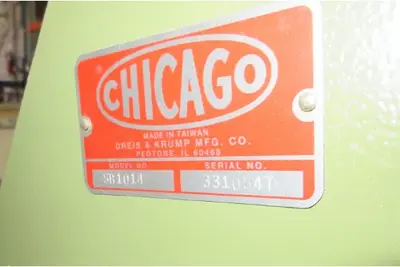 Chicago Dreis & Krump SB 1014 – 10 ft. 14 ga. Hand Brake