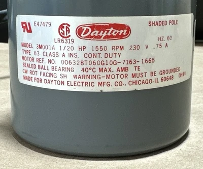 NEW Dayton 3M001A