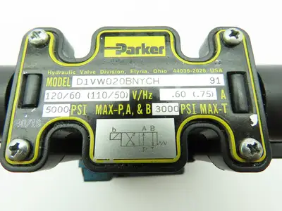 Parker Vickers CVI 25 F 2 L 10 Hydraulic Slip-In Cartridge Solenoid Valve 120V