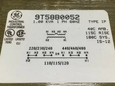 USED GENERAL ELECTRIC / GE 9T58B0052