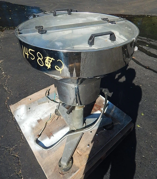 Used OZAF BOWL FEEDER 24" DIAMETER BOWL Vibratory Bowl Feeder New Jersey US | Champion Trading Corporation #423536
