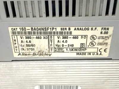 USED ALLEN-BRADLEY 160-BA04NSF1P1