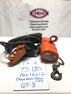 CM Shopstar SS-2867PU Electric Chain Hoist 300Lbs