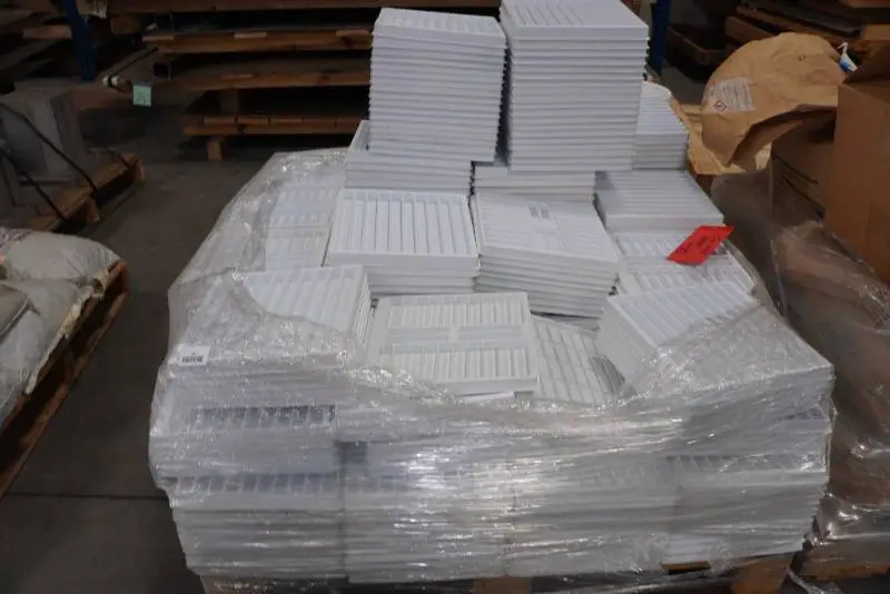 Pallet of Plastic Part Holding Trays