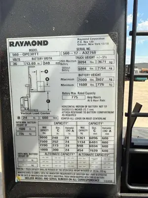Used RAYMOND 560OPC30TT Misc Forklifts Illinois US | Somerset Equipment Sales #1542937