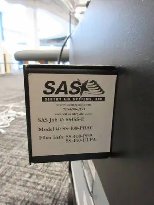 SAS, MOBILE, SELF CONTAINED AIR FILTRATION SYSTEM