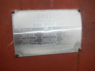 USED WESTERN 115HSH80