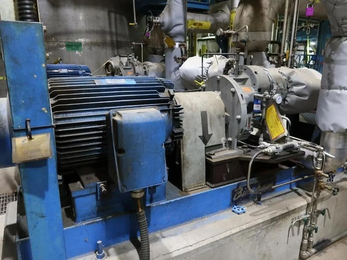 SUNDYNE SUNFLO HONEYWELL P-3000 BOILER FEED WATER PUMP WITH 150 HP MOTOR 400 GPM