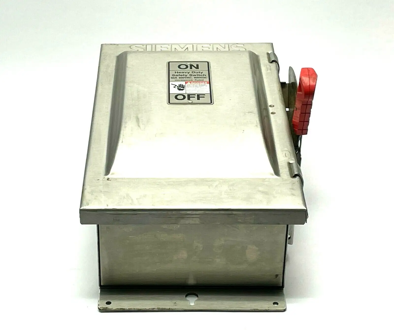 HNF362S | Siemens  Fusible Disconnect Switch 600V 3W 3P 60A - Used