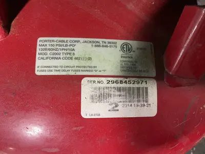 Used PORTER CABLE C2002 Miscellaneous MRO Ohio US | HGR 24 #1404757
