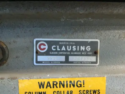 Used CLAUSING 2287 Heavy Duty & Sensitive Single Spindle Drills Ohio US | HGR 24 #1411938