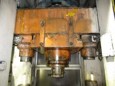 400 TON SACK & KIESSELBACH STRAIGHT SIDE HYDRAULIC PRESS: STOCK #12328