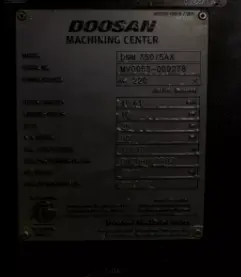 2017 DOOSAN DNM 350/5AX Vertical Machining Centers (5-Axis or More) | Machinery Network (9)