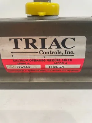 NEW TRIAC CONTROLS TR20DA RACK & PINION ACTUATOR