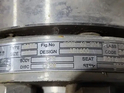 USED WILLIAMS VALVE CORPORATION S30F-62-304