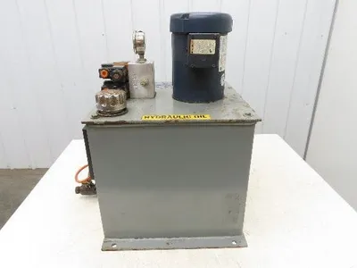 Benz Hydraulics Power Unit 18gal 3.3gpm 3500psi Pump 1.5Hp 460V w/Heater Element