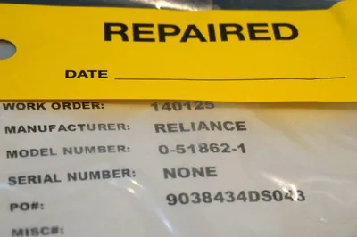 REFURBISHED RELIANCE ELECTRIC 0-51862-1 PC BOARD 0518621