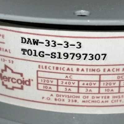 NEW MERCOID DAW-33-3-3