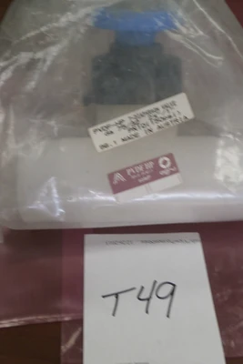 NEW ARGU ARGU DIAPHRAGM VALVE 10C150PSI PVDF HP D75 TEE W/
