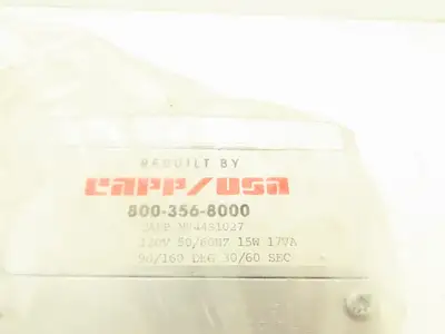 CAPP USA M944S1027 Mudutrol Motor 90/160 Degree Stroke 30/60 Sec 120V Honeywell