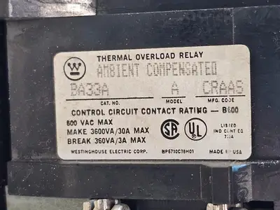 Used WESTINGHOUSE A201K3CA Switchgears British Columbia CA | Lenmark #1435575