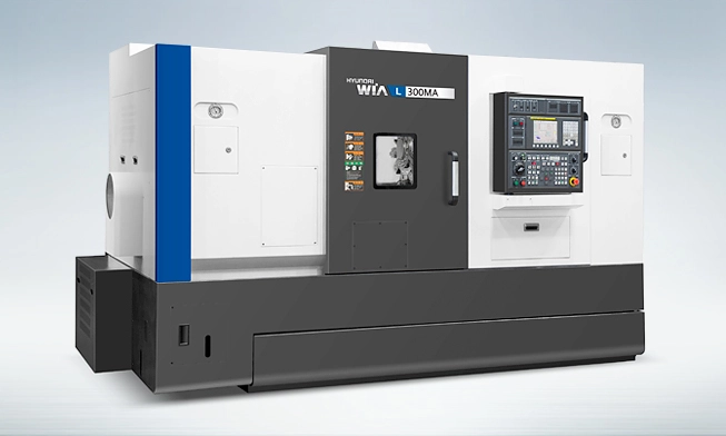 New | in-Stock HYUNDAI WIA L300LC CNC Lathes US | Lamarche Machinery Inc #1258528